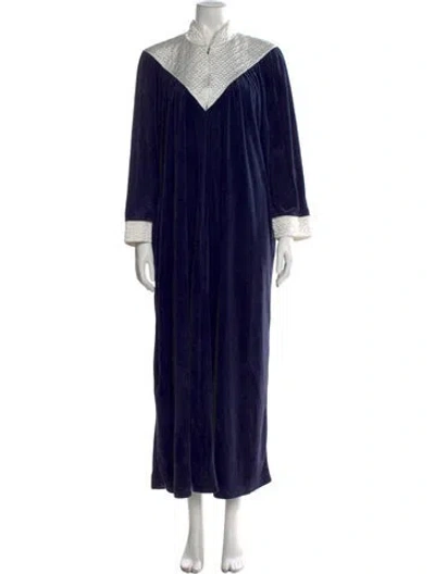 Pre-owned Dior Long Dress In Blue