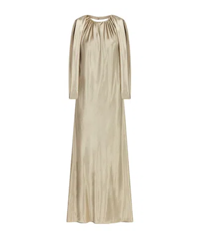 Dior Long Dress In Brown