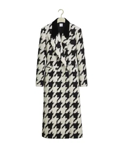 Dior Long Fitted Coat In Black