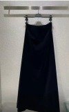 Dior Long Flared Skirt In Black