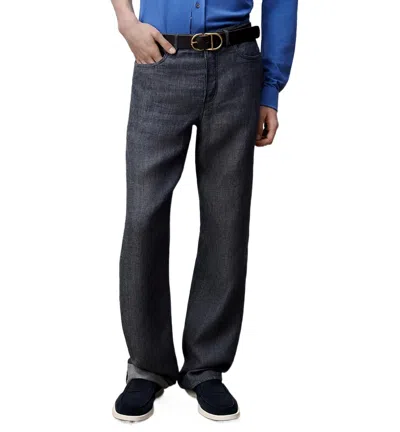 Dior Long Regular Jeans In Black