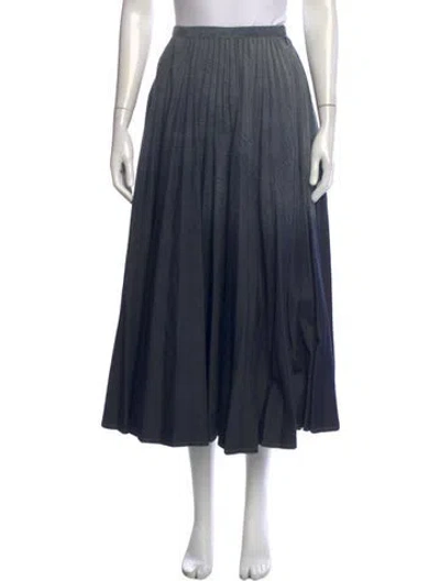 Pre-owned Dior Long Skirt In Blue