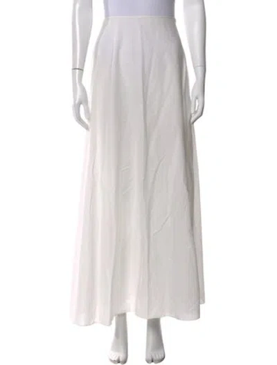 Pre-owned Dior Long Skirt In White