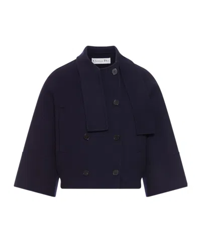 Dior Long Sleeve Casual Jacket In Black