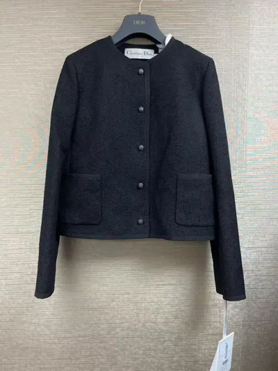 Dior Long Sleeve Casual Jacket In Black