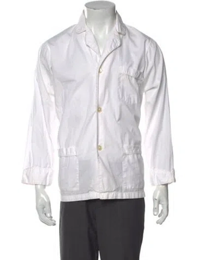 Pre-owned Dior Long Sleeve Dress Shirt In White