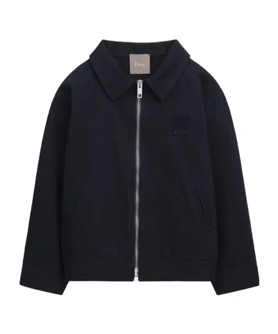 Dior Long Sleeve Jacket In Blue