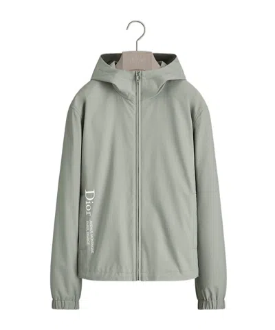 Dior Long Sleeve Jacket In Gray