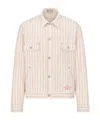 Dior Long Sleeve Jacket In White