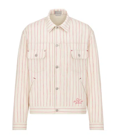 Dior Long Sleeve Jacket In White