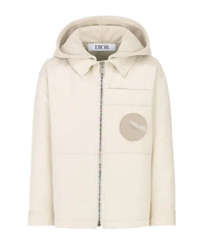 Dior Long Sleeve Jacket In White