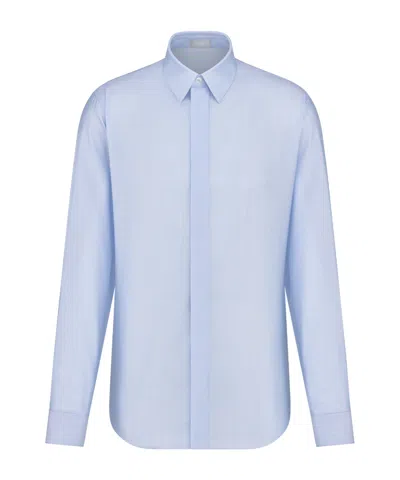 Dior Long Sleeve Shirt In Blue