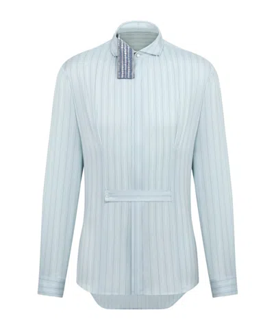 Dior Long Sleeve Shirt In Blue