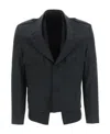 Dior Long Sleeve Short Jacket In Black