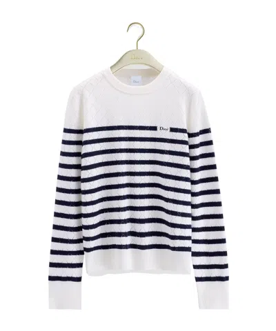Dior Long Sleeve Sweater In Multi