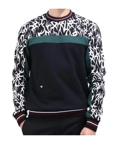 Dior Long Sleeve Sweatshirt In Blue