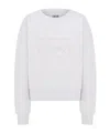 Dior Long Sleeve Sweatshirt In White