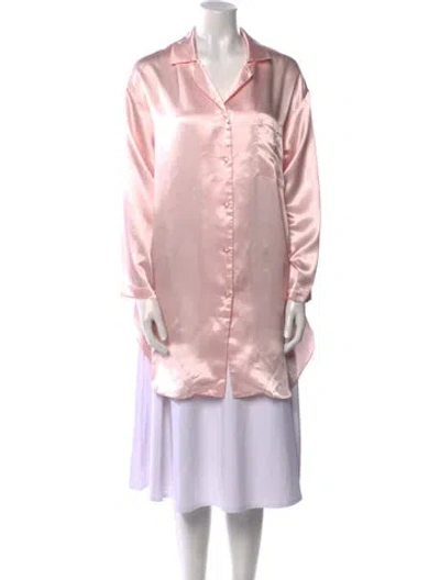 Pre-owned Dior Long Sleeve Tunic In Pink