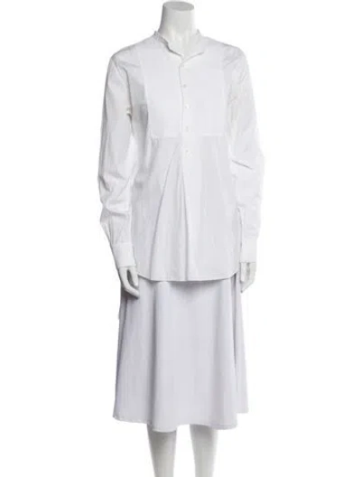 Pre-owned Dior Long Sleeve Tunic In White