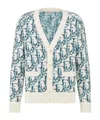 Dior Long-sleeved Cardigan In White