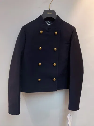 Dior Long-sleeved Casual Jacket In Black