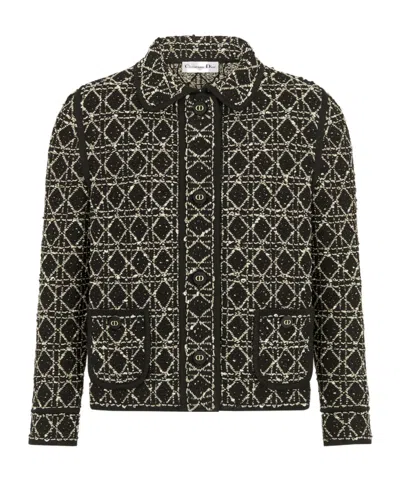 Dior Long-sleeved Casual Jacket In Black