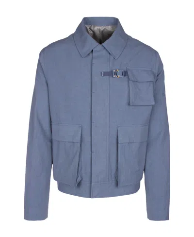 Dior Long-sleeved Casual Jacket In Blue