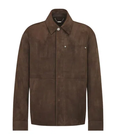 Dior Long-sleeved Casual Jacket In Green