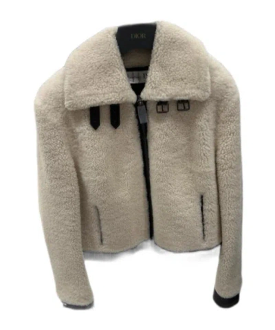 Dior Long-sleeved Casual Jacket In Nude
