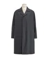 Dior Long-sleeved Coat In Black