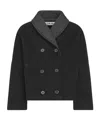 Dior Long-sleeved Coat In Gray