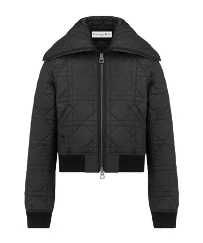 Dior Long-sleeved Cotton Jacket In Black