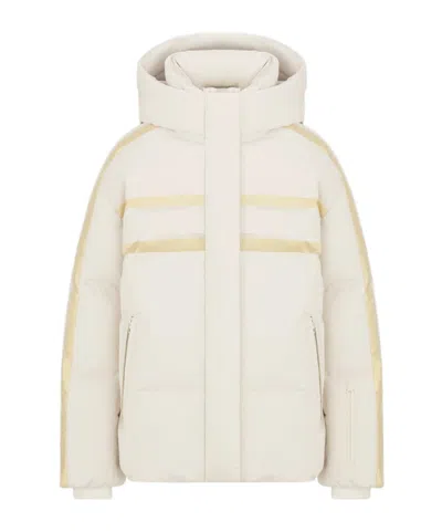 Dior Long-sleeved Cotton-padded Jacket In Multi