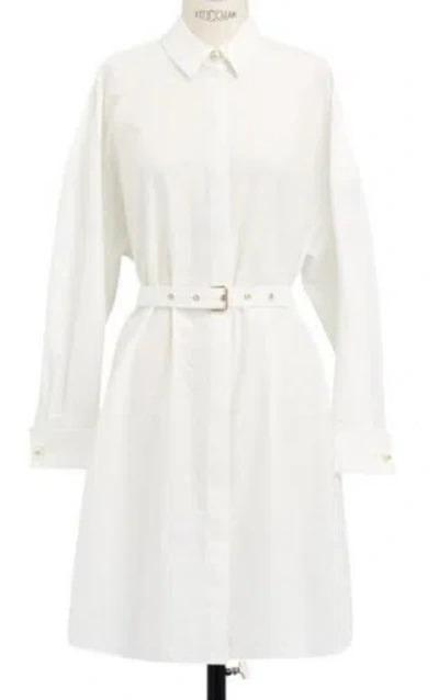 Dior Long-sleeved Dress In White