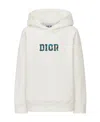 Dior Long-sleeved Hoodie In White