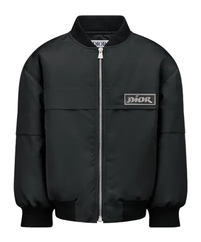 Dior Long-sleeved Jacket In Black