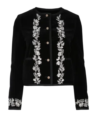 Dior Long-sleeved Jacket In Black