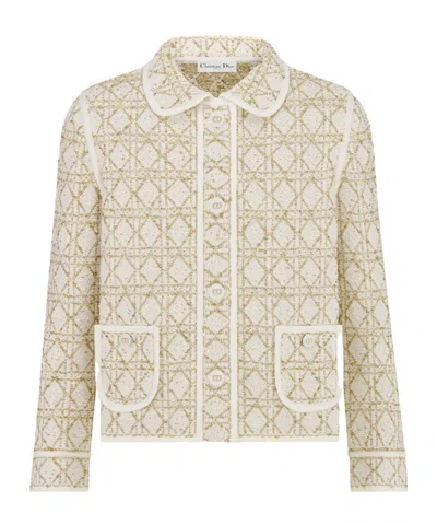 Dior Long-sleeved Jacket In Nude