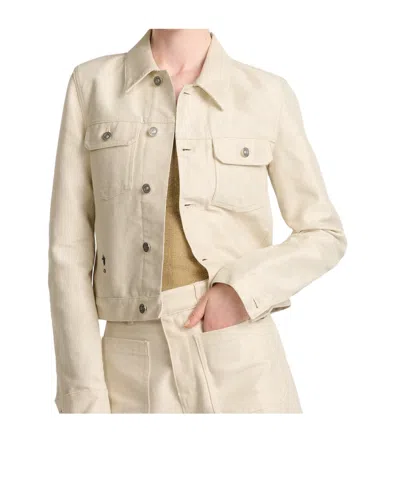 Dior Long-sleeved Jacket In Nude