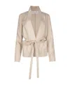 Dior Long-sleeved Jacket In Nude
