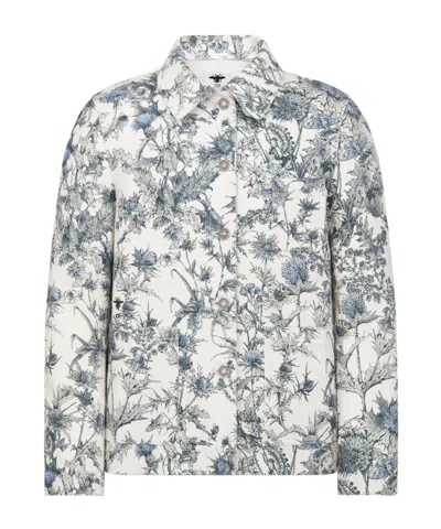 Dior Long-sleeved Jacket In White