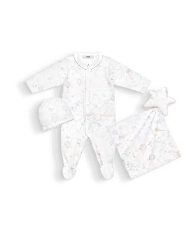 Dior Long-sleeved Jumpsuit, Hat And Star Quilt In White