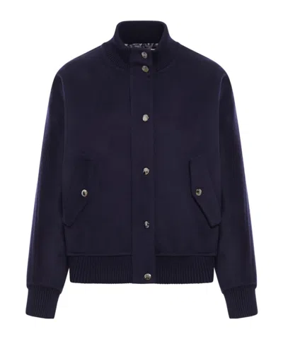Dior Long-sleeved Pilot Jacket In Black