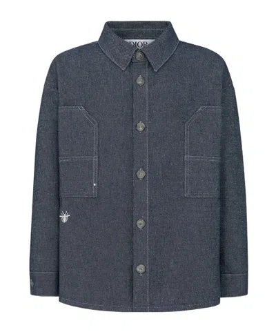 Dior Long-sleeved Shirt In Black