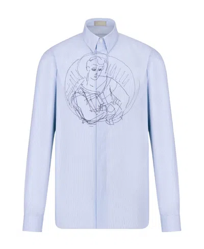 Dior And Duncan Grant And Charleston Shirt In Blue