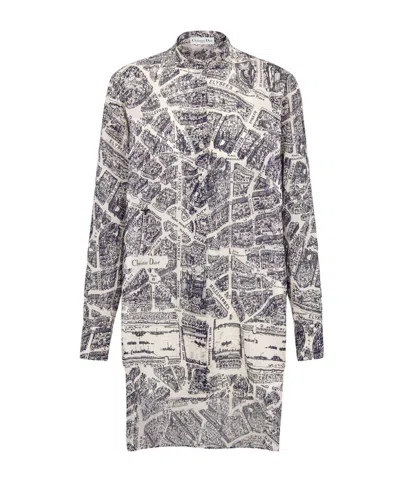 Dior Long-sleeved Shirt In Gray