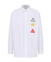 Dior Long-sleeved Shirt In White