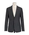 Dior Long-sleeved Suit Jacket In Black