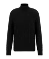 Dior Long-sleeved Sweater In Black