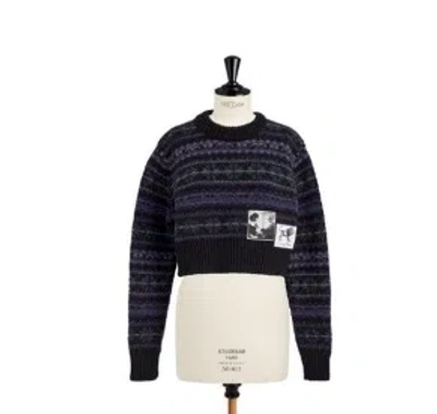 Dior Long-sleeved Sweater In Black